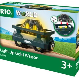 Brio Light Up Gold Wagon