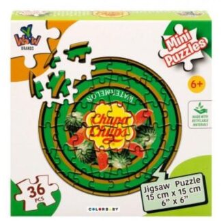 Jigsaw minipalapeli Chupa Chups vihreä