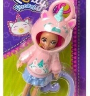 Mattel Polly Pocket Figures with clip 6 assorted 7,5x16cm