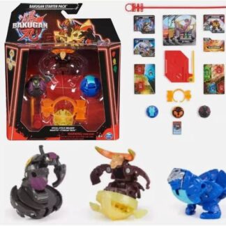Bakugan 3.0 Starter Pack BRUISER, MANTID, TITANIUM ROX
