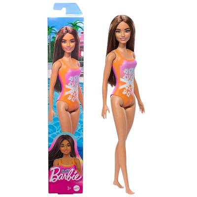 Mattel Barbie Doll in Beach Outfit 6.5x32.5cm