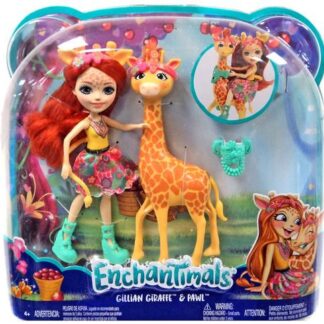 Enchantimals FKY72 nukke & iso eläin Gillian Giraffe & Pawl
