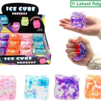 Ice Cube 5x5x5cm Slow Rise 145gr assorted in display